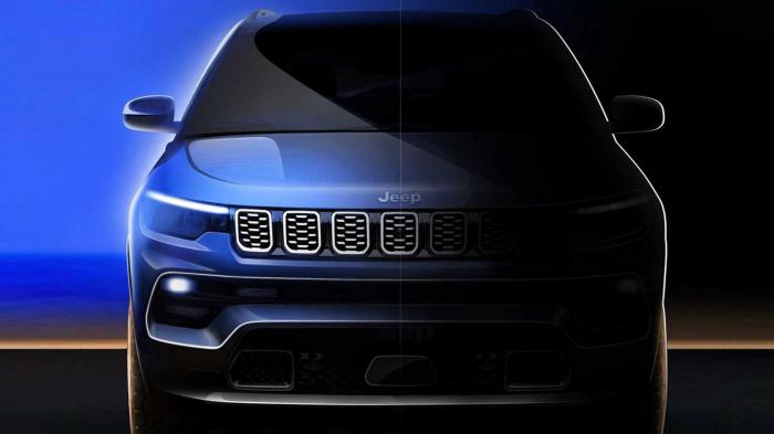 Το ανανεωμένο Jeep Compass θα κάνει ντεμπούτο στην Κίνα στις 22 Νοεμβρίου.